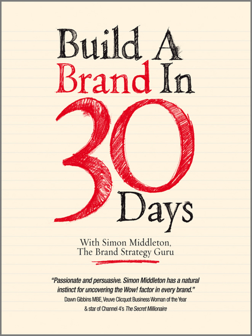 Title details for Build a Brand in 30 Days by Simon Middleton - Available